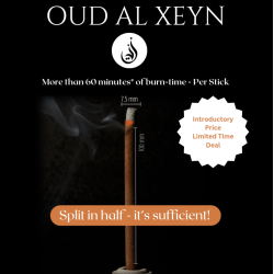 Oud Al Xeyn - Oud Sticks (Bukhoor) - 25 Sticks - Standard Pack