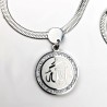 Zeba Allah(swt) Locket Set - Pendant with Chain (Round /  Oval)