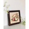 Allah - Handmade Wall Art - Framed - Sequin Work