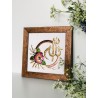 Allah - Handmade Wall Art - Framed - Sequin Work