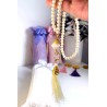 Premium Prayer Set with Lace Pouch- Musallah / Janamaz - Tasbih /Misbah