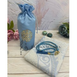 Prayer Set with Pouch- Musallah / Janamaz - Tasbih /Misbah