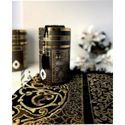 Kaaba Design Prayer Set with Box - Musallah / Janamaz - Tasbih /Misbah