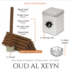 Oud Al Xeyn - Oud Sticks (Bukhoor) - 25 Sticks - No Charcoal