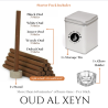 Oud Al Xeyn - Oud Sticks (Bukhoor) - 25 Sticks - No Charcoal