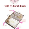 Prayer Gift Set in multiple colours, Surah Bok, Musalla, Pryer Mat, Tasbih, Suokkn Mini