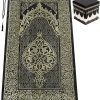 Kaaba Cube Gift Set with Pocket Size Quran, Prayer Rug , Pearl Tasbih – 10x12cm - fatimasughra.com