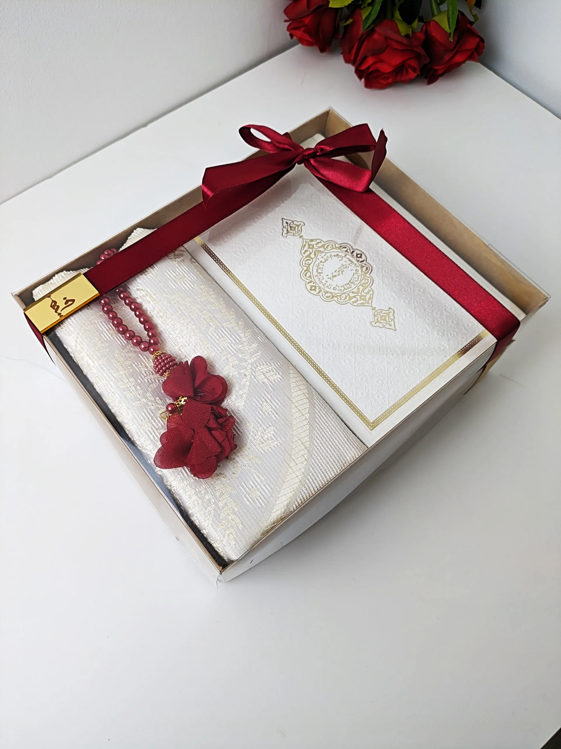 Quran Gift Set with Musallah and Tasbih (Sukoon) - Image 8